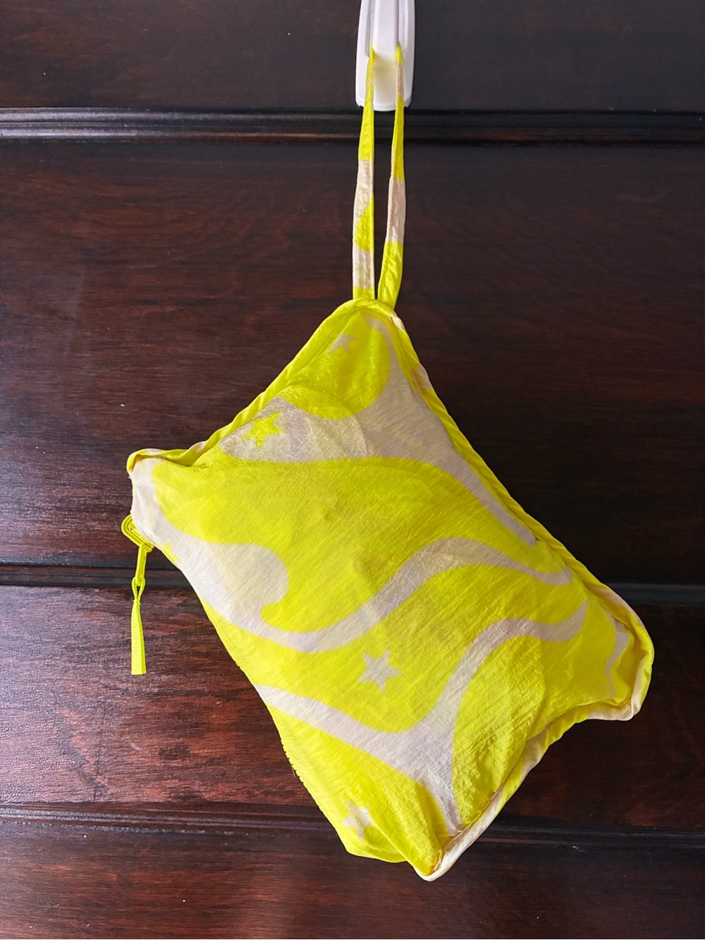JoyLab Neon Yellow Hooded packable windbreaker Full Zip lightweight Jacket M - Picture 9 of 9